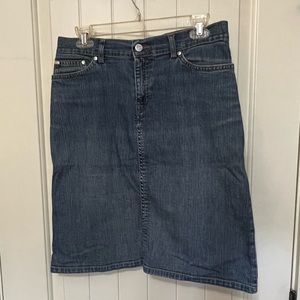 Vintage Lacoste Jean Skirt
